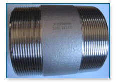 barrel nipple, threaded pipe nipple, pipe nipple, steel nipple